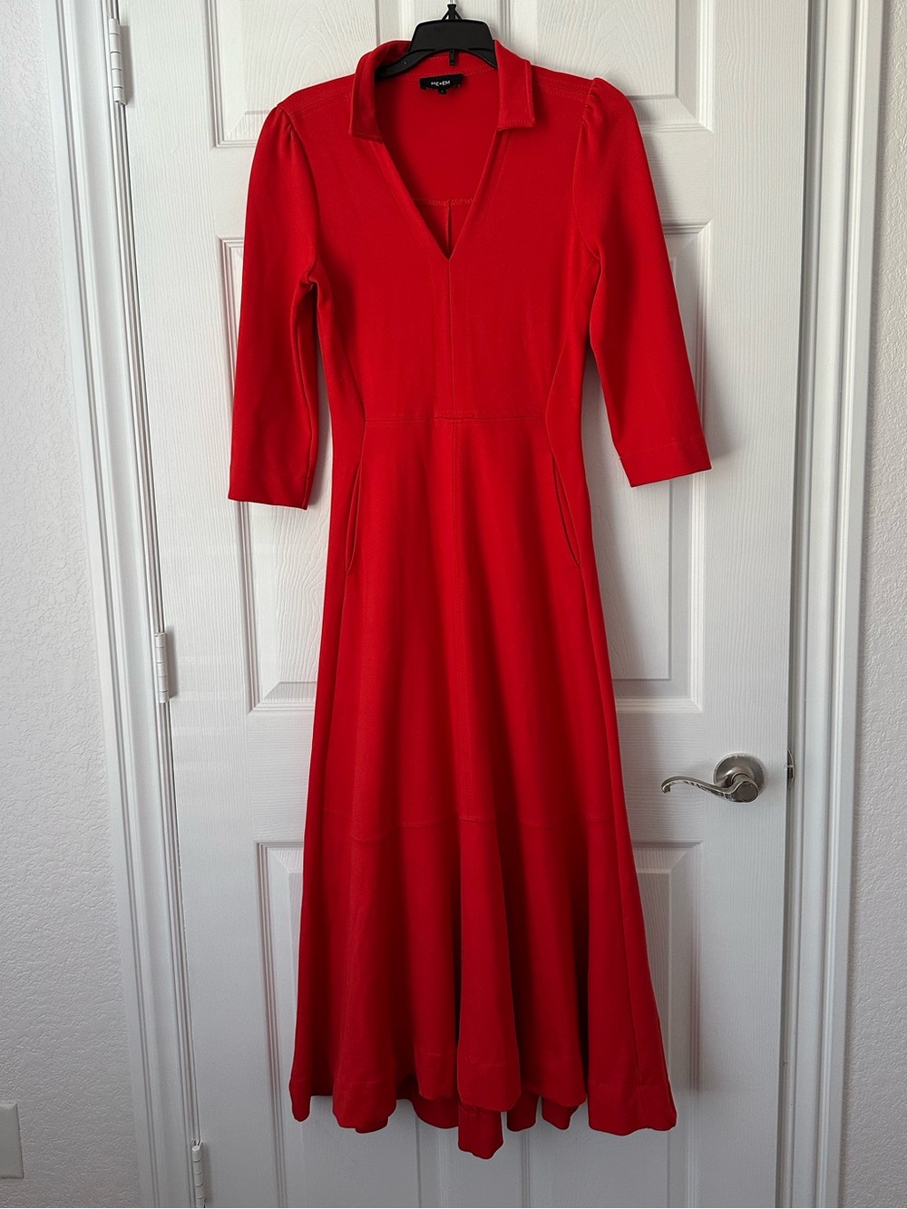 ME+EM Red Maxi Dress – Size 6